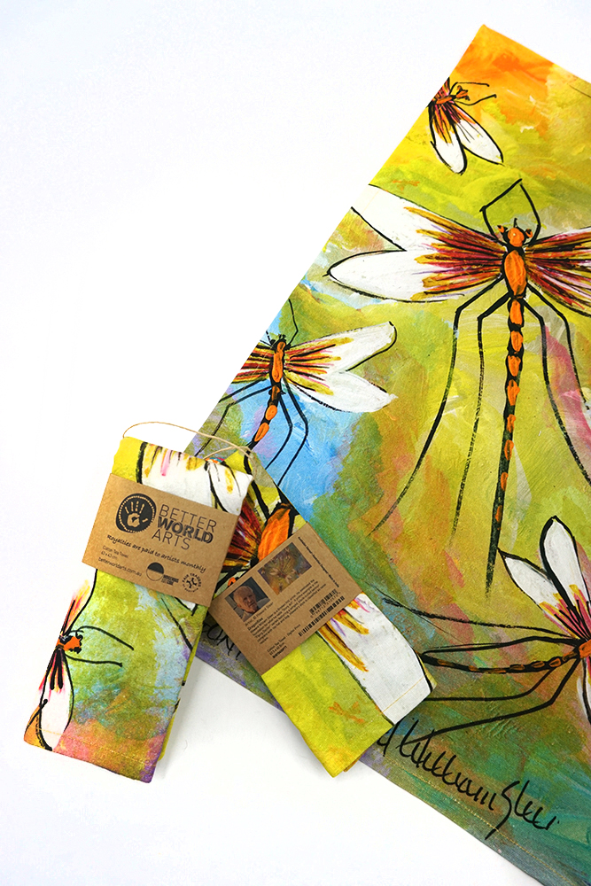 Cotton Tea Towel - Digital Print - 62.5cm x 42.5cm-HST043