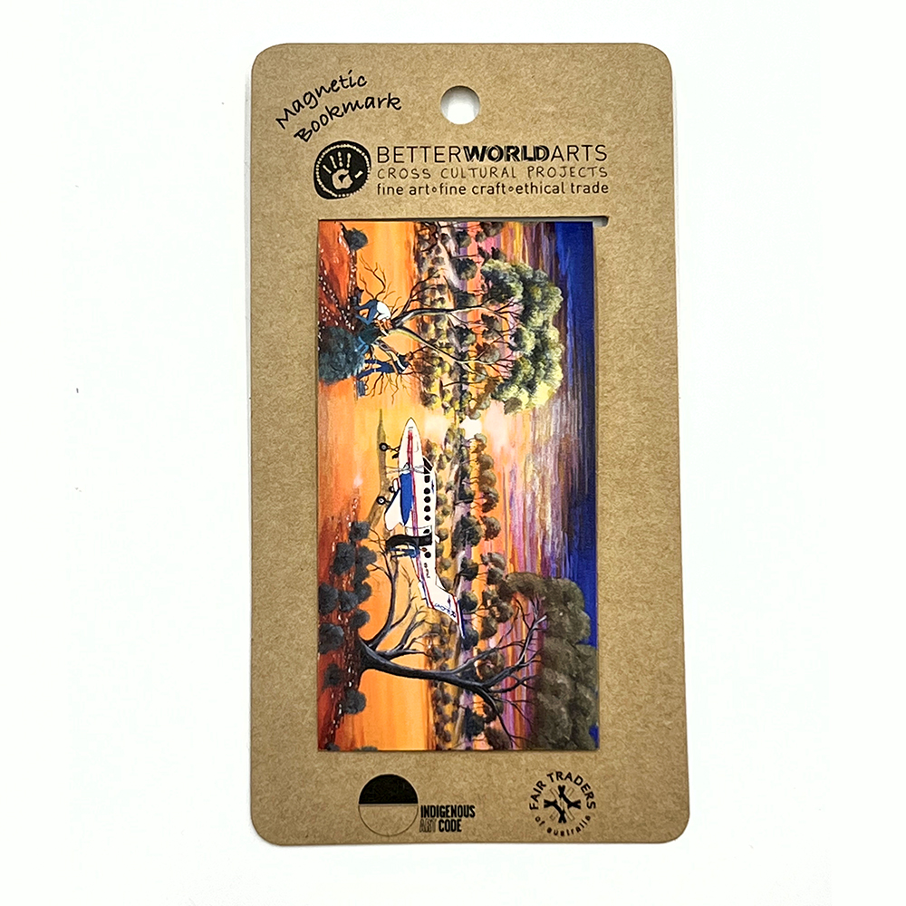 Paper Magnetic Bookmark - Folded: 10.5x5.4cm -HST071