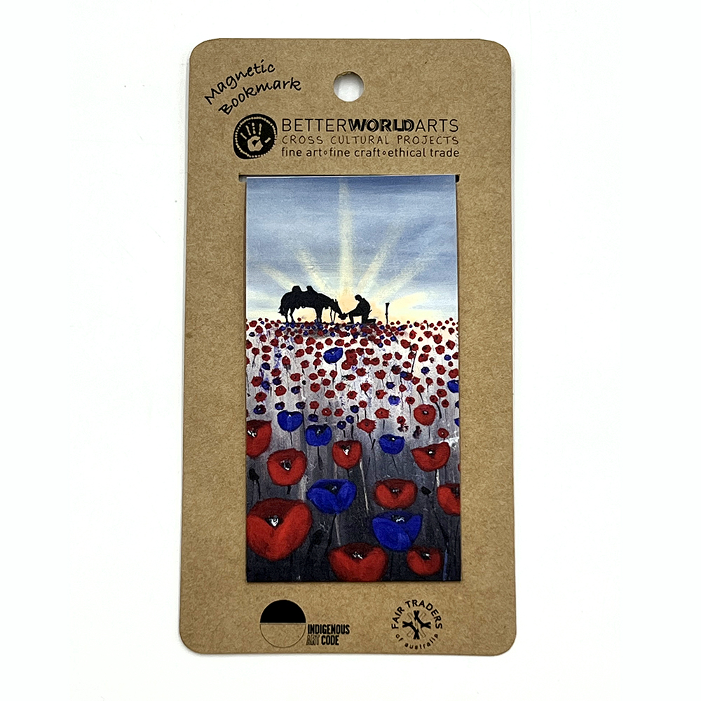 Paper Magnetic Bookmark - Folded: 10.5x5.4cm -KSA001