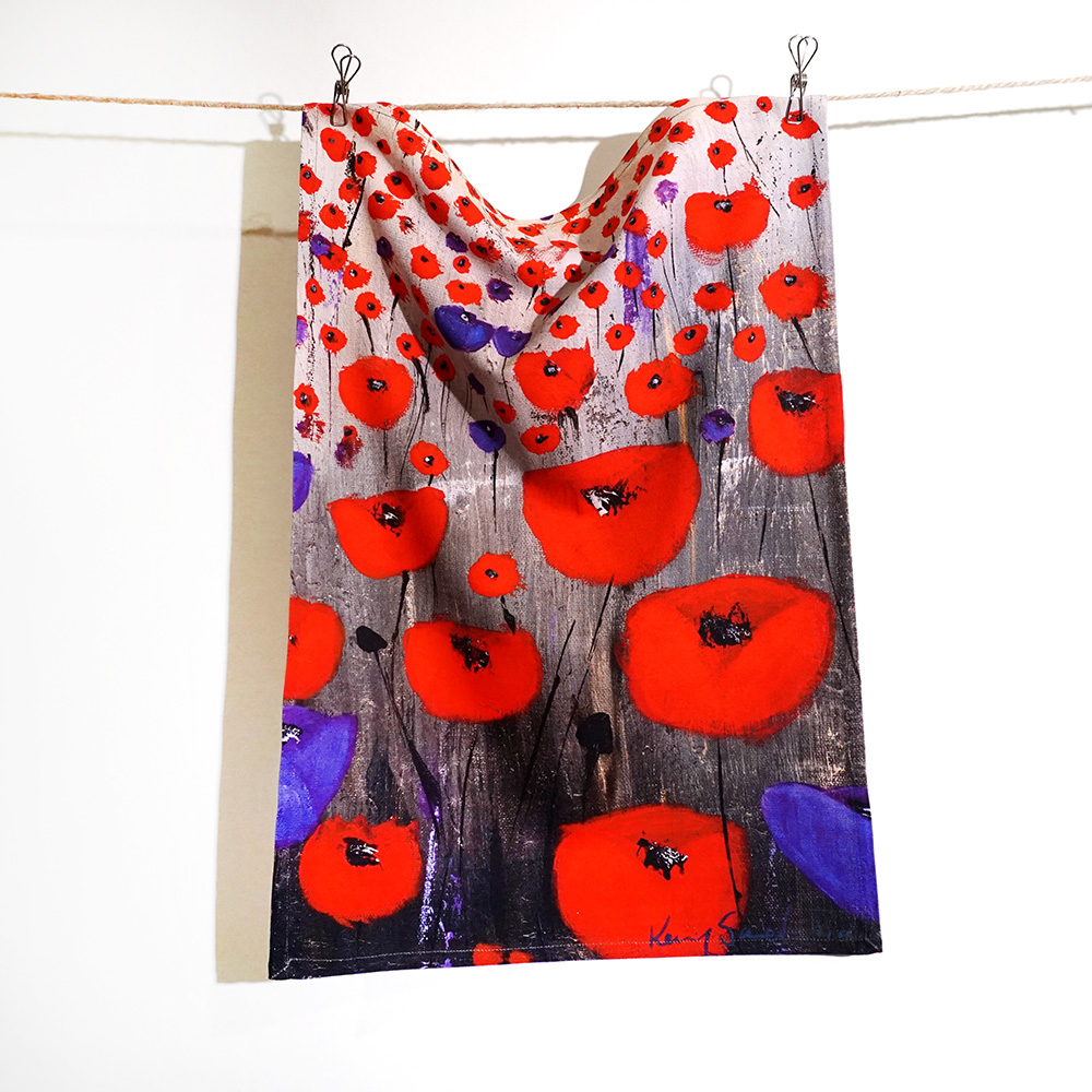 Cotton Tea Towel - Digital Print - 62.5cm x 42.5cm-KSX001