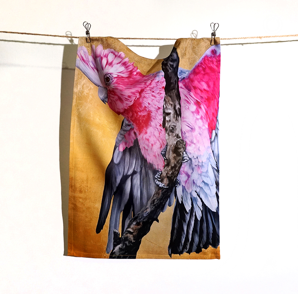 Cotton Tea Towel - Digital Print - 62.5cm x 42.5cm-LAN004