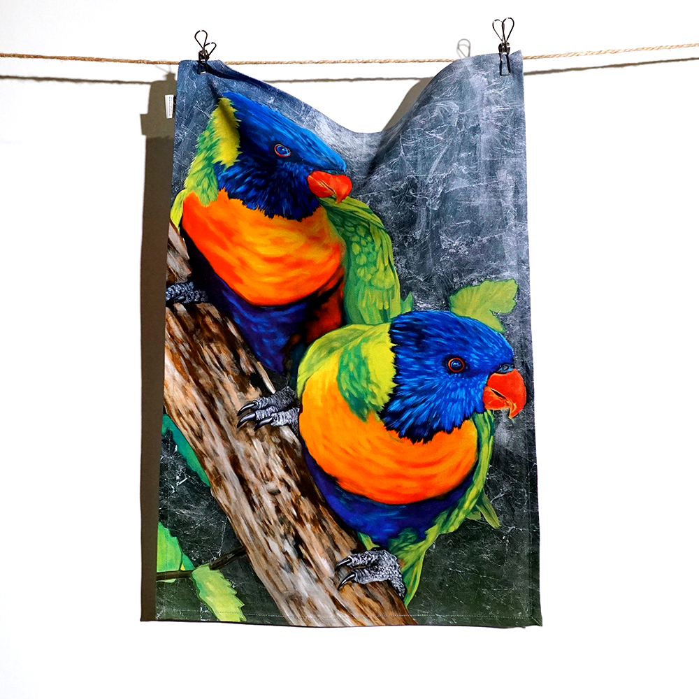 Cotton Tea Towel - Digital Print - 62.5cm x 42.5cm-LAN020