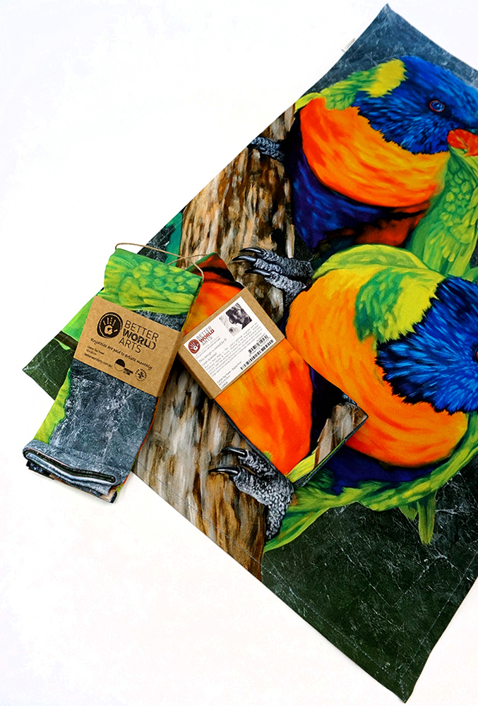 Cotton Tea Towel - Digital Print - 62.5cm x 42.5cm-LAN020