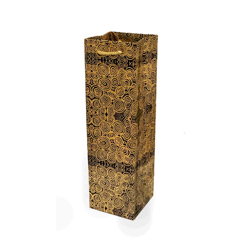 Handmade Paper Gift Bag, Bottle - 35x10x10cm (14x4x4)-NPA937