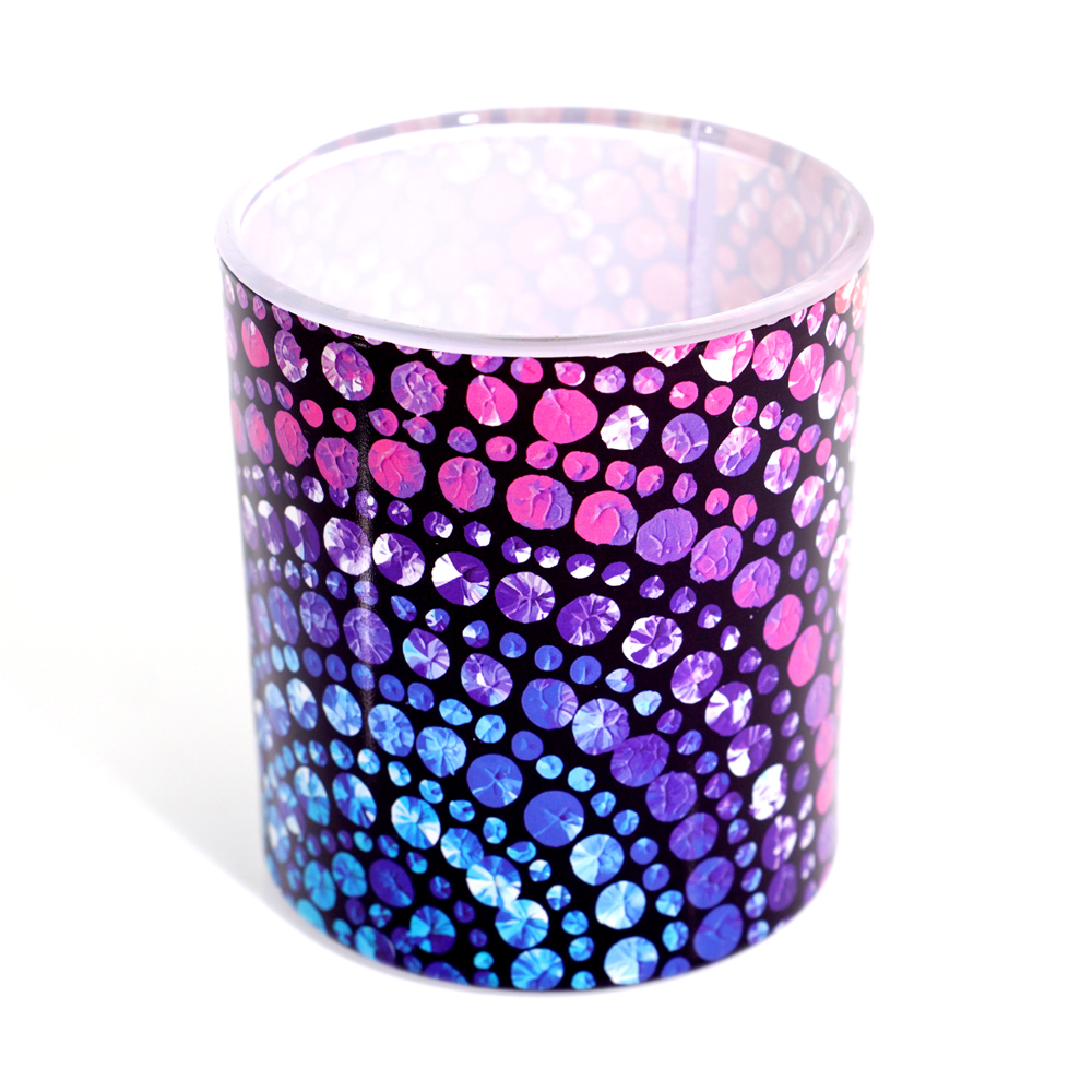 Tea Light Candle Glass - 8x8x9cm -OWI711