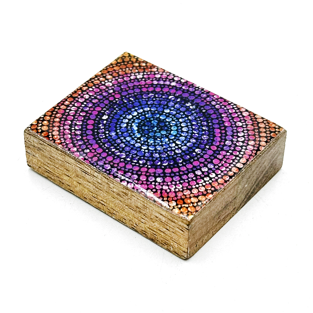 Wooden Fridge Magnet - 5 x 4 x 1.4cm -OWI711