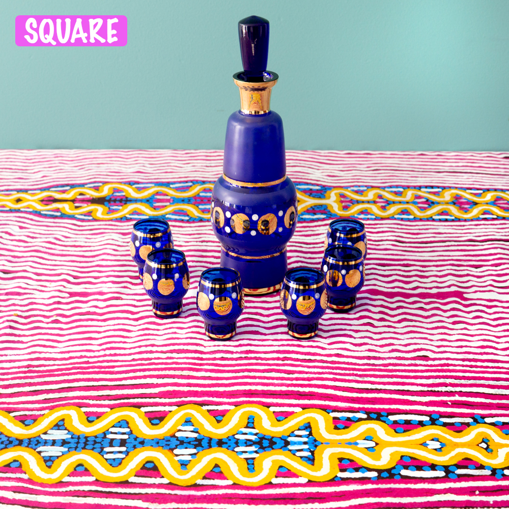 Organic Cotton Table Cloth Square 150x150cm-RSA904