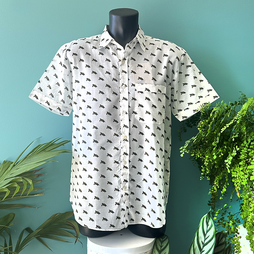 Mens Shirt - Organic Cotton Voile XXL-ECOTTU