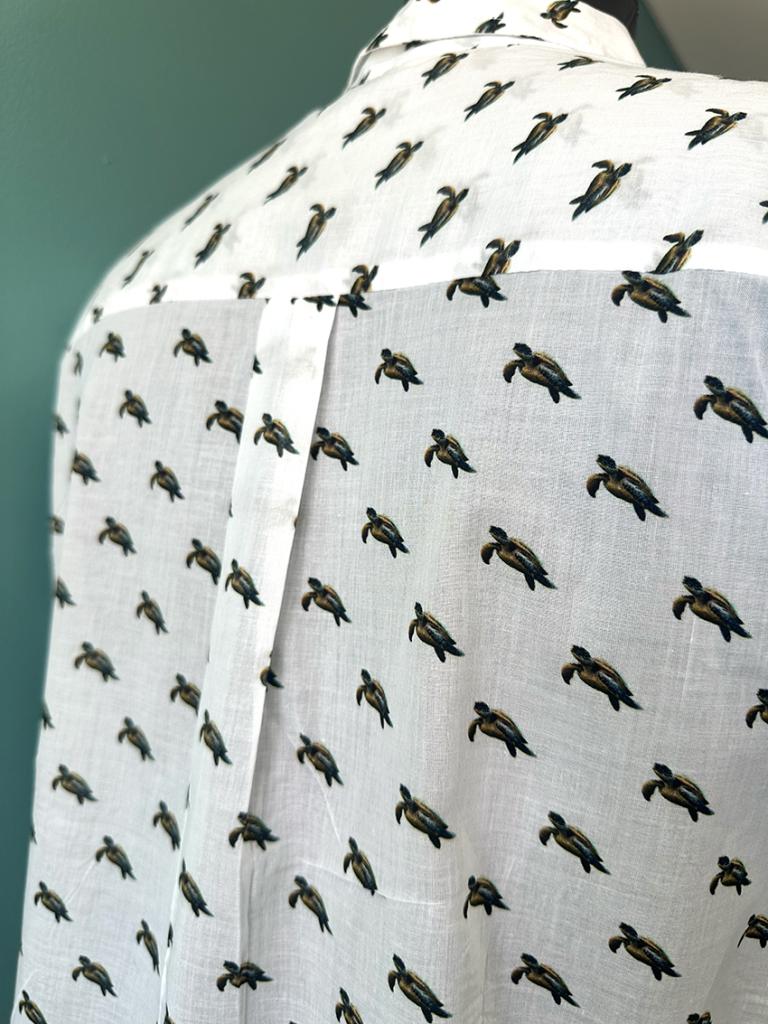 Mens Shirt - Organic Cotton Voile MEDIUM-ECOTTU