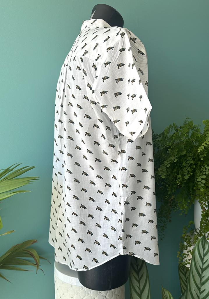 Mens Shirt - Organic Cotton Voile XSM-ECOTTU