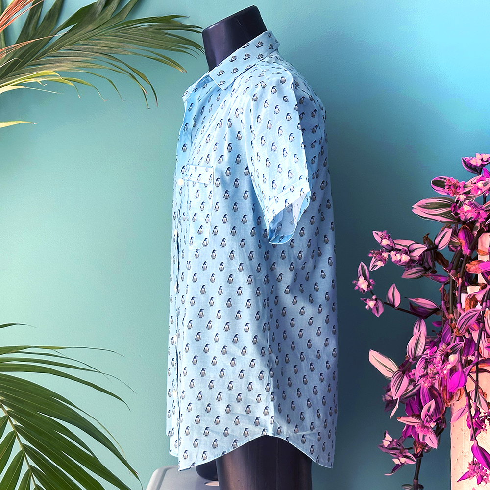 Mens Shirt - Organic Cotton Voile XXL-PENRPB