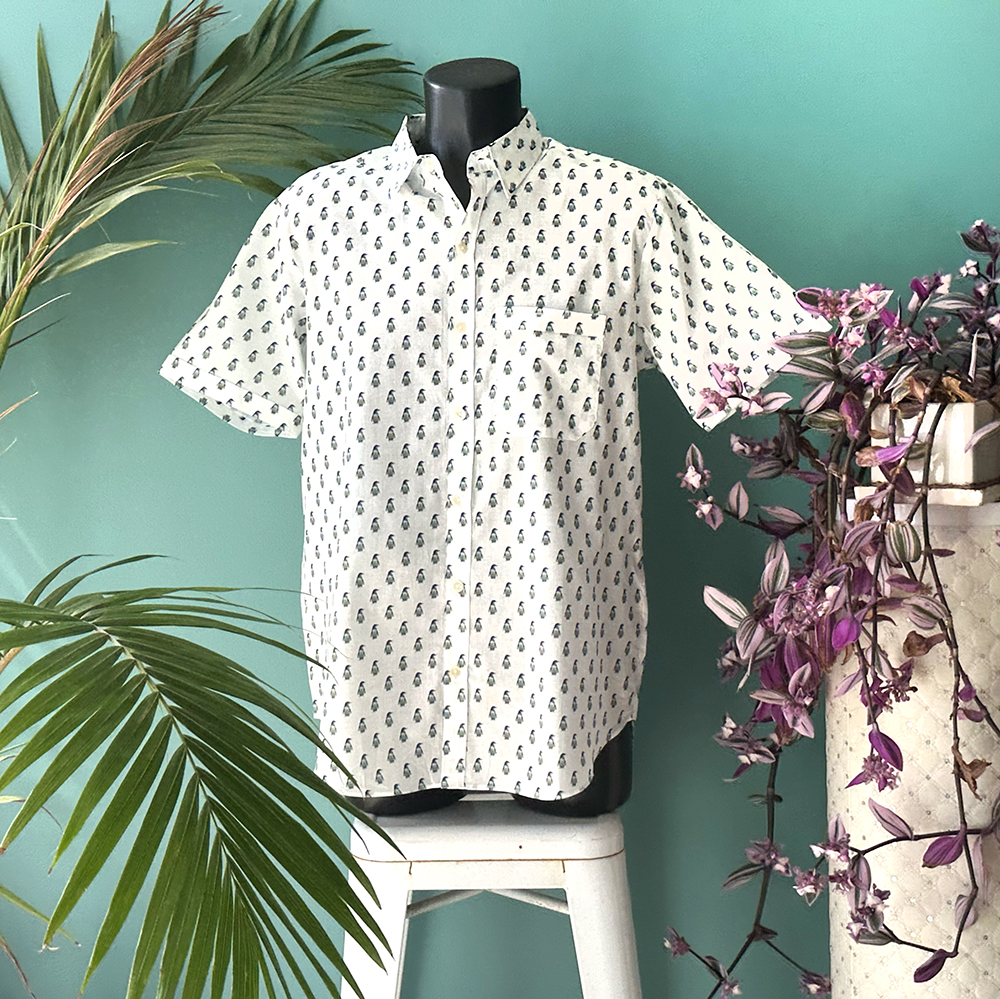 Mens Shirt - Organic Cotton Voile XXL-PENRPW