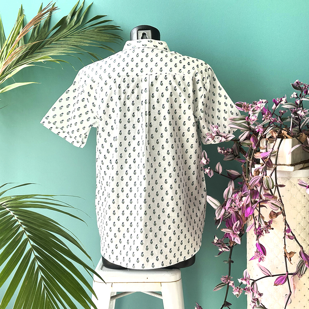 Mens Shirt - Organic Cotton Voile XL - EXTRA LARGE-PENRPW