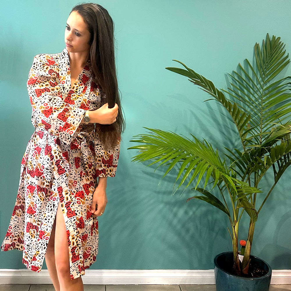 Kimono - Organic Cotton - Free size-ABR800