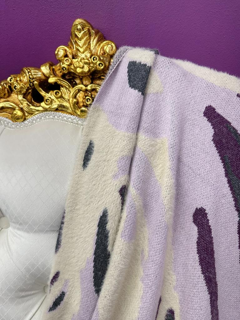 Feather Yarn Throw - 125x150cm-ABR836