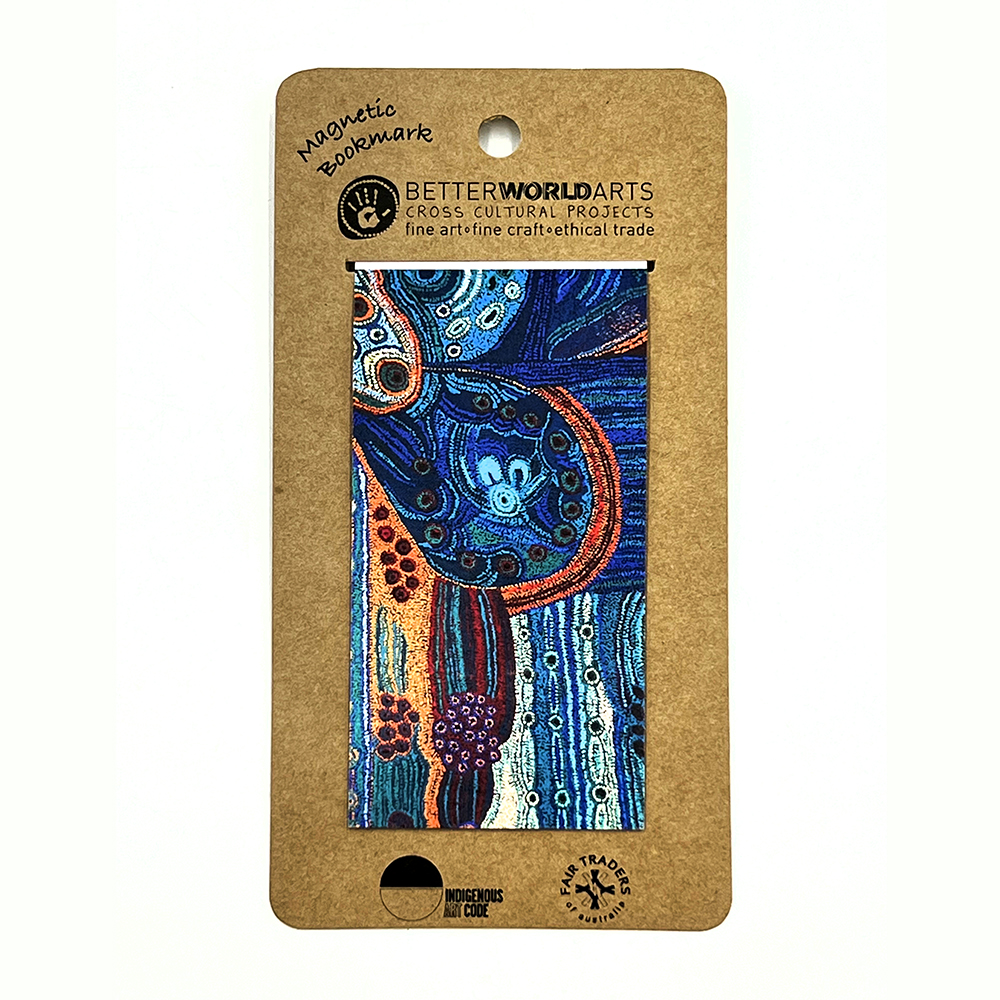 Paper Magnetic Bookmark - Folded: 10.5x5.4cm -JWO826