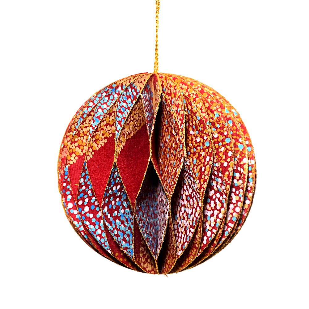 Honeycomb Christmas Ball -7.6cm -LBR810