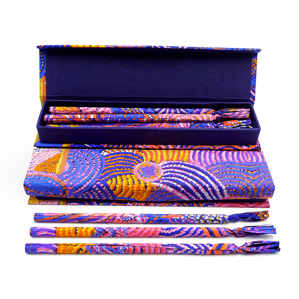 Funky Box of 10 HB Pencils - 23.5x5.5x2.5cm (9.25x2x1in)-NDA802