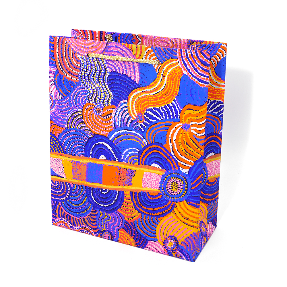 Hand Made Paper Gift Bag Medium - 28x10x23cm (11x3x9in)-NDA802