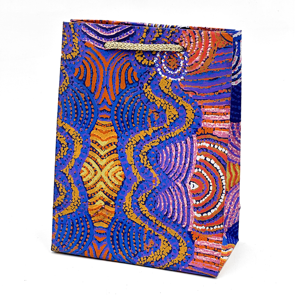 Hand Made Paper Gift Bag Small - 20x15x5cm (7.8x6x2in)-NDA802