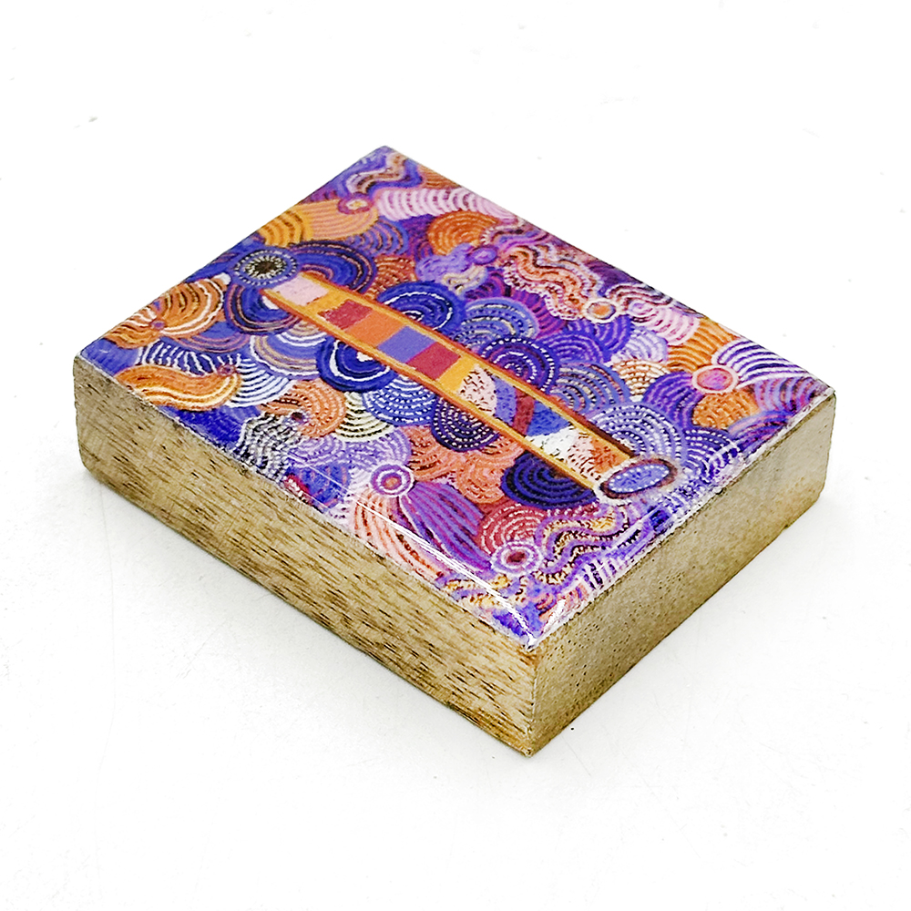 Wooden Fridge Magnet - 5 x 4 x 1.4cm -NDA802
