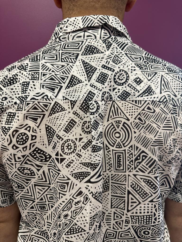 Mens Shirt - Organic Cotton Voile SMALL-SIT179