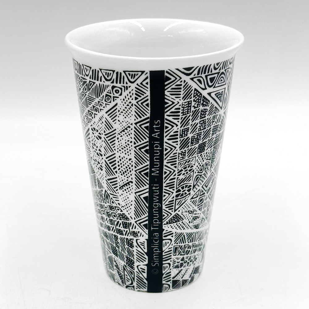 Porcelain Insulated Travel Mug - 380ml (13oz)-SIT179
