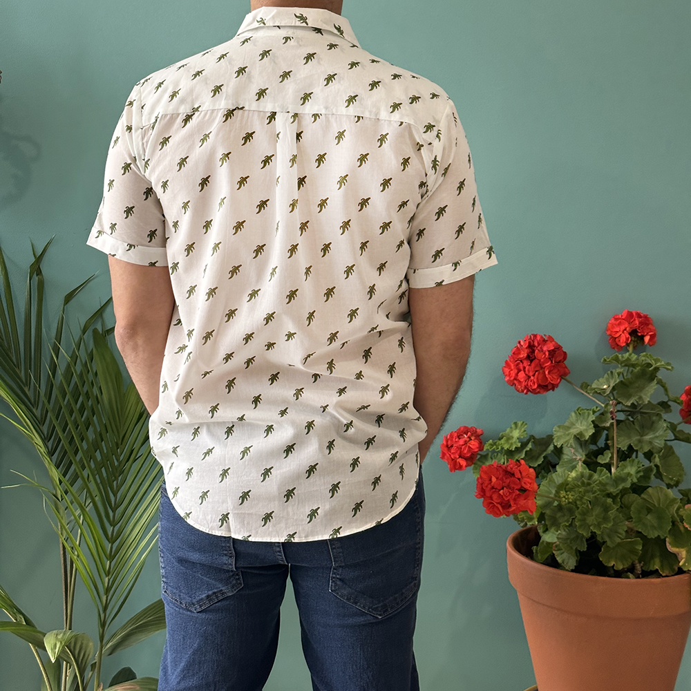 Mens Shirt - Organic Cotton Voile XL - EXTRA LARGE-SWA163