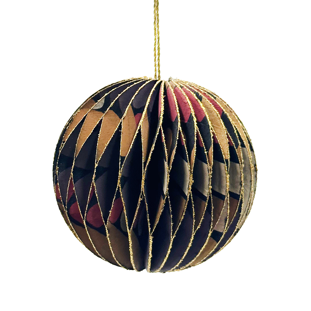 Honeycomb Christmas Ball -7.6cm -KZI324