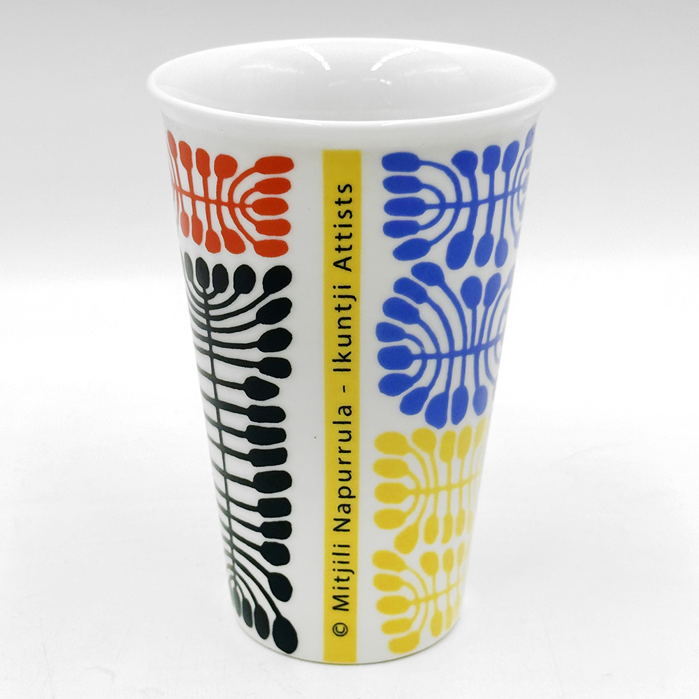 Porcelain Insulated Travel Mug - 380ml (13oz)-MNA339