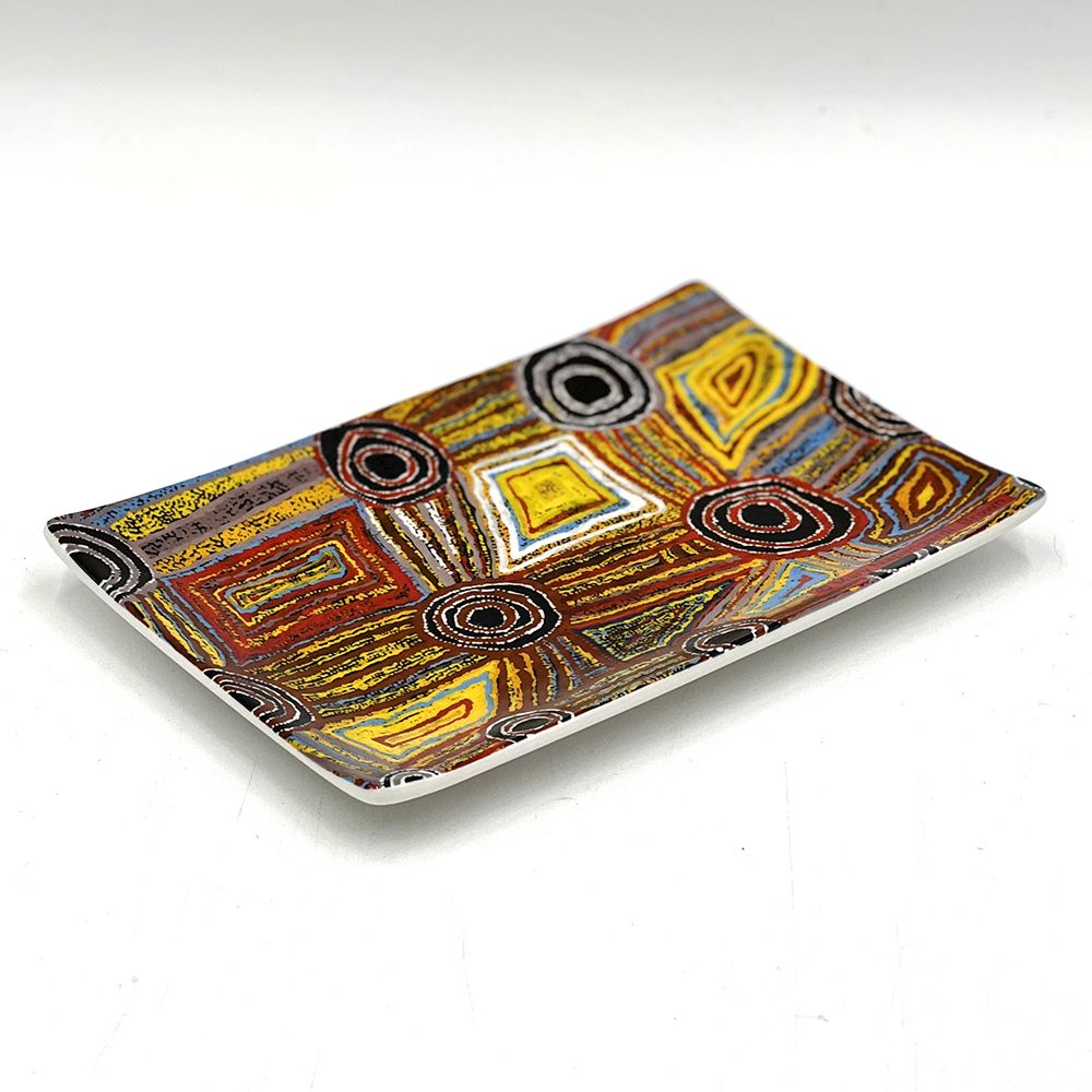 Bone China Cake Plate - 17.5x12cm -MAB665