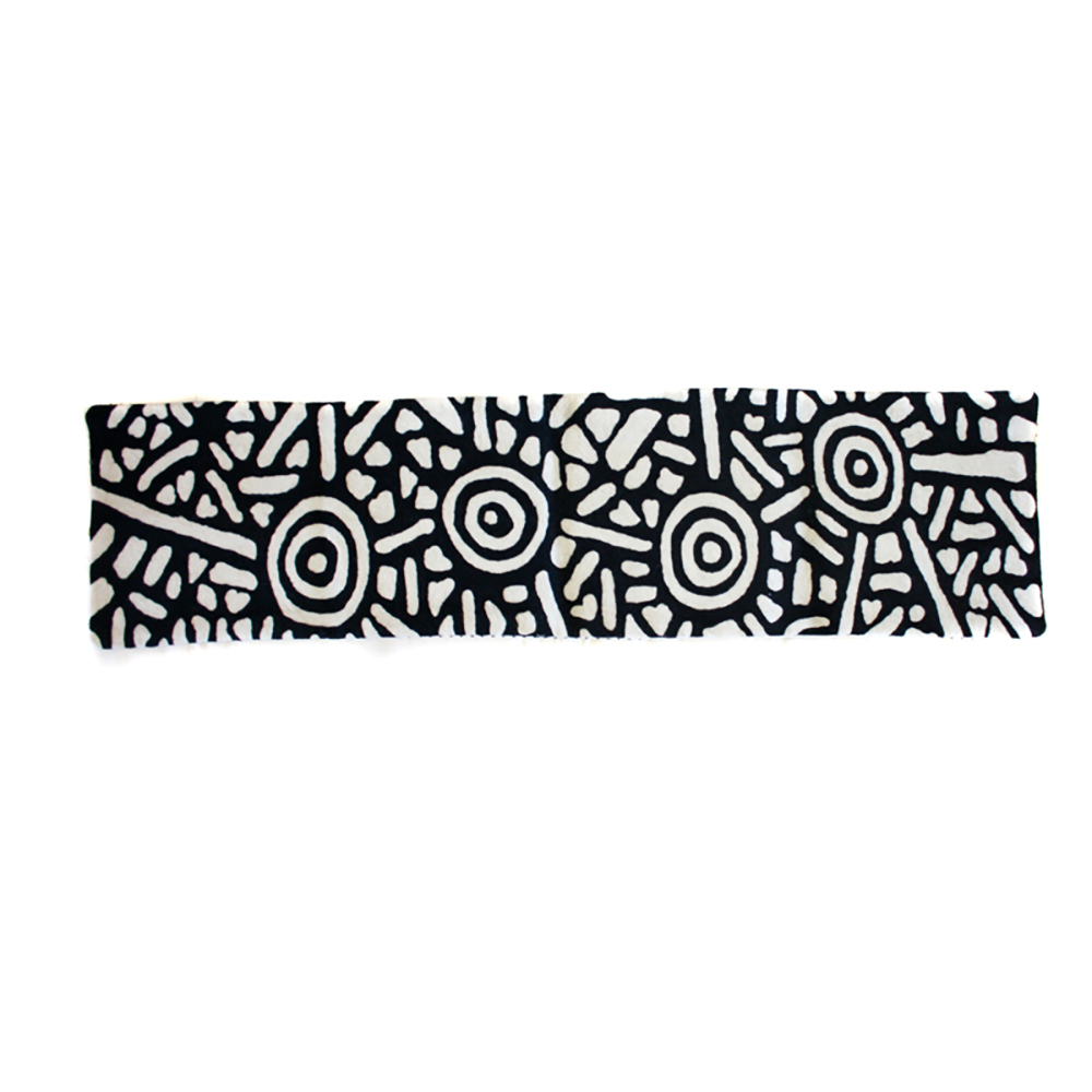 Table Runner - Wool Chainstitch - 1x4ft (30x120cm)-AGR606