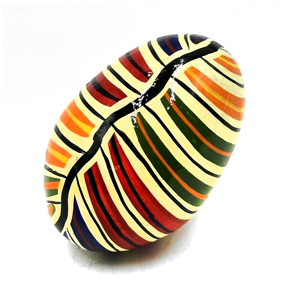 Egg Lacquerware Ornamental - 7x5cm-BLE611