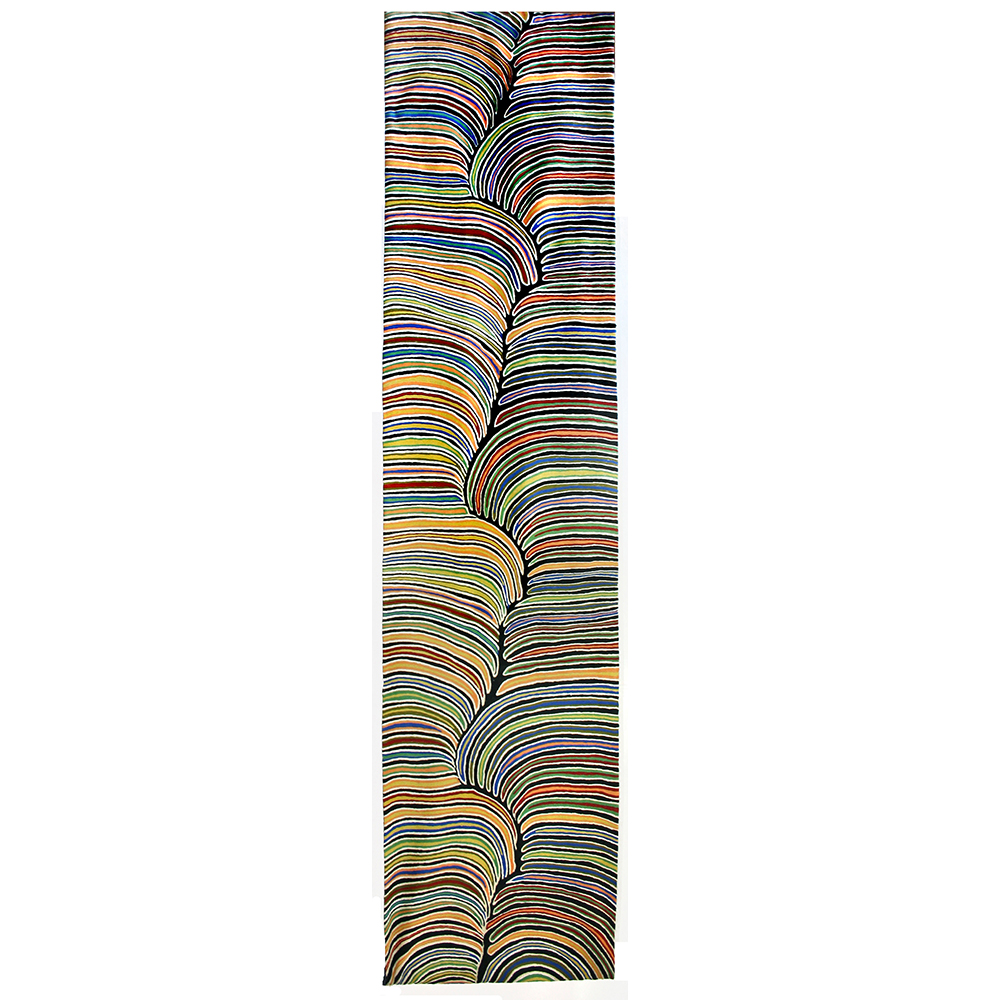 Rug Wool Runner 10x2.5ft (76 x 304 cm)-BLE611