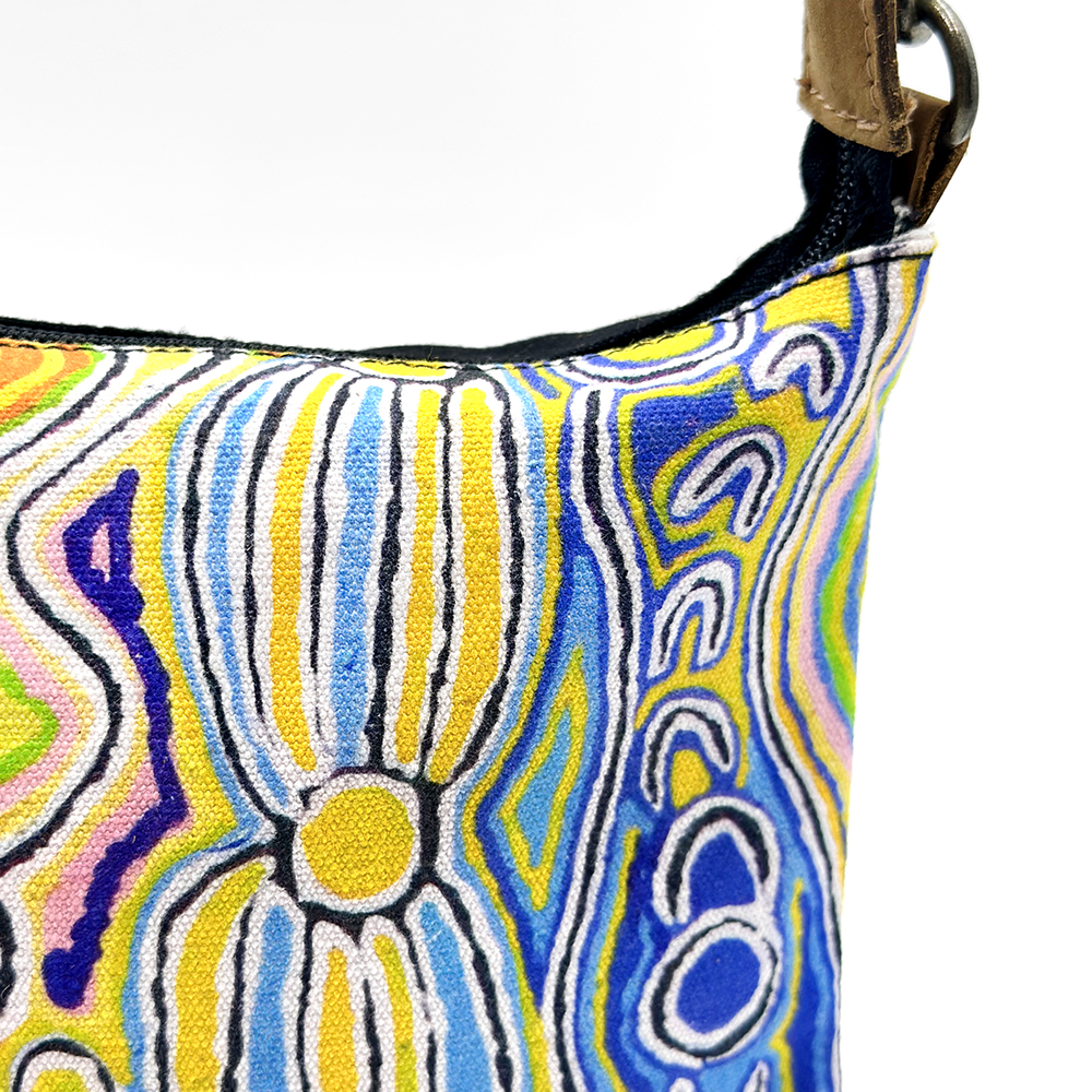 Cross Body Bag- Leather Trimmed 24.8x20cm-JWA628