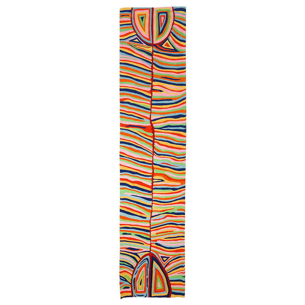 Rug Wool Runner 10x2.5ft (76 x 304 cm)-JWA696