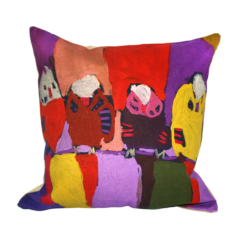 Canvas Cushion Cover Digital 40cm (16in)-KBA661