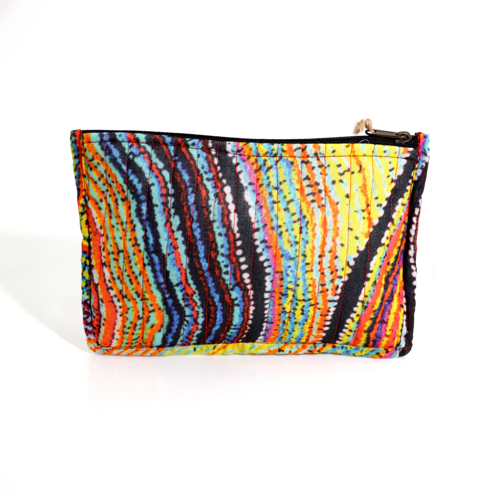 Quilted Zip Pouch 20.5X14CM-LWA624