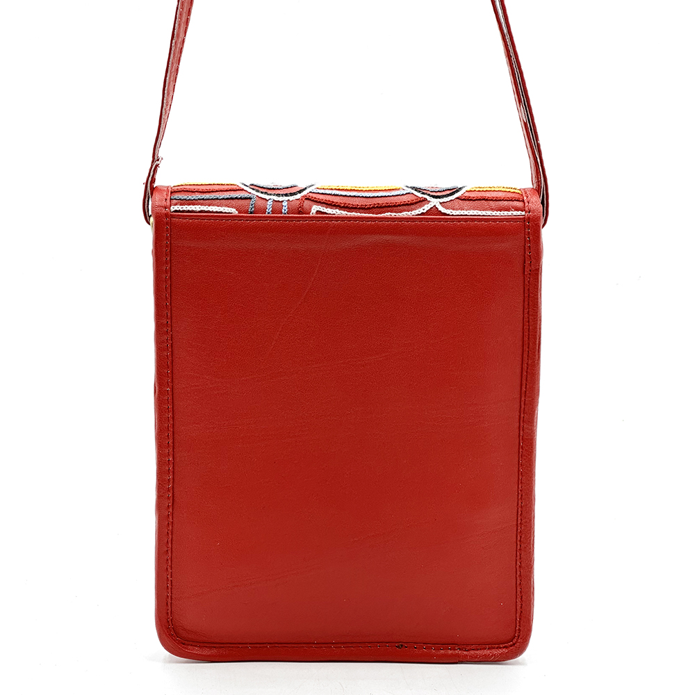 Embroidered Shoulder Bag - 17x21x3cm-MAB665