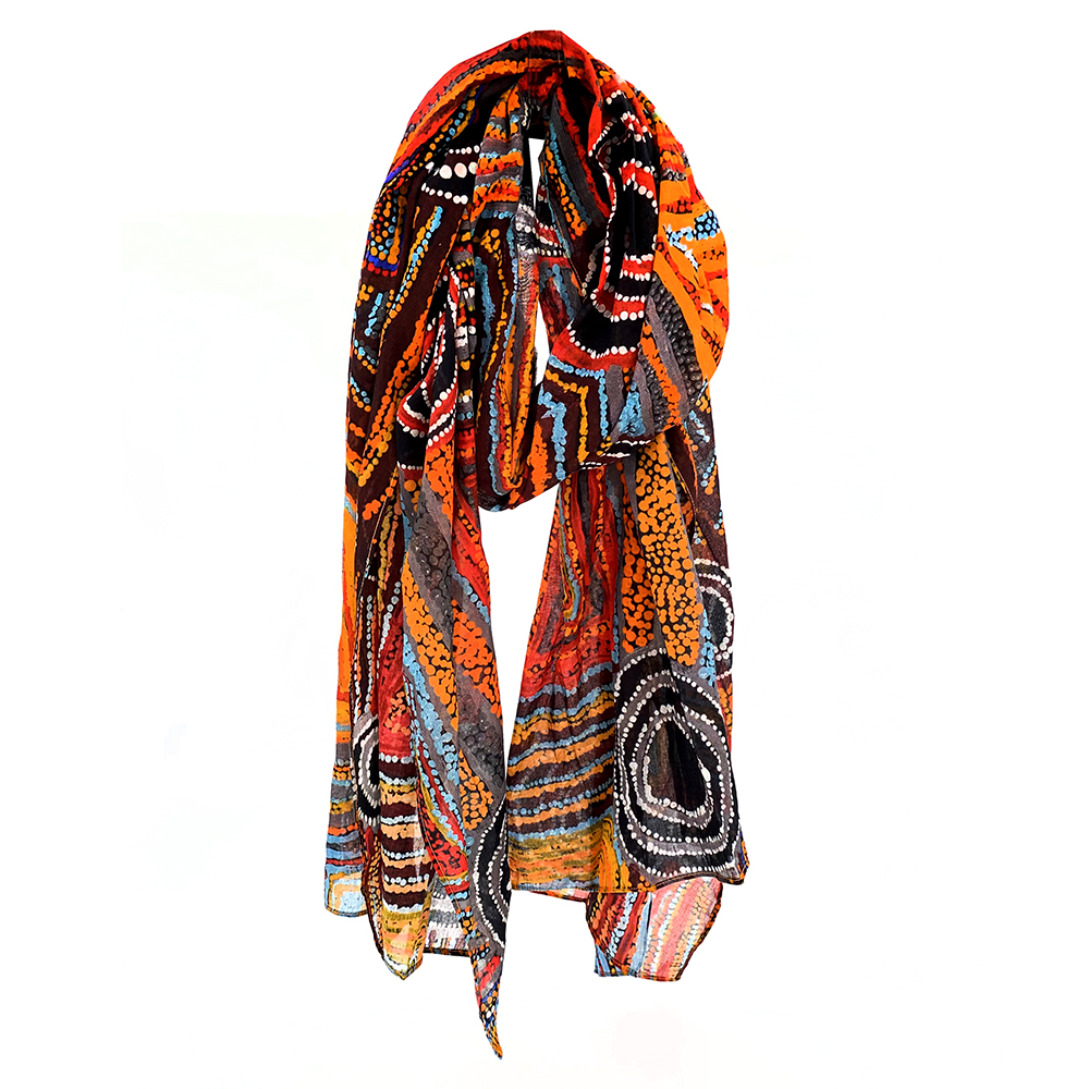 Organic Cotton Scarf - 200x70cm-MAB665