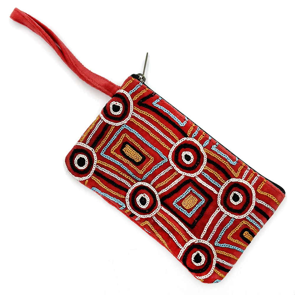Tiny Cosmetic Bag Velvet - 16.5x10.5cm-MAB665
