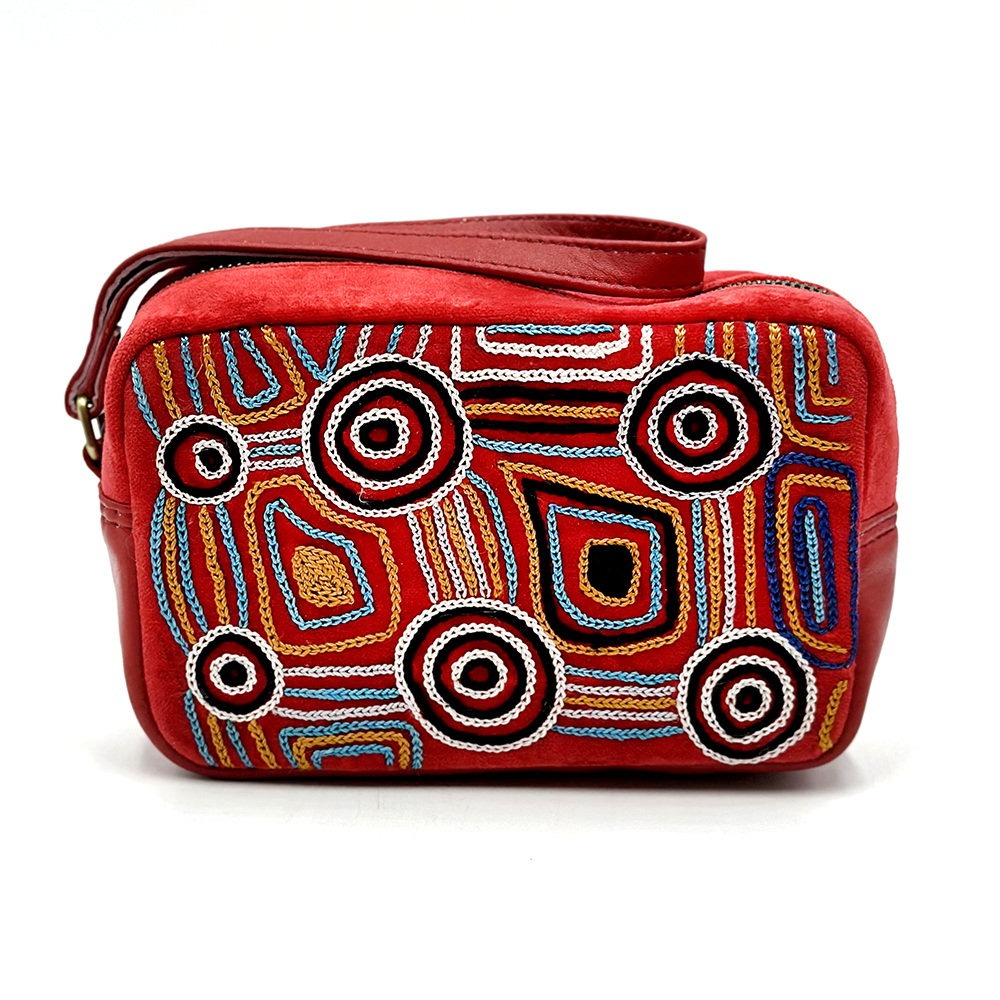 Velvet Toiletry Bag - 18 x 10.5x 6 cm-MAB665