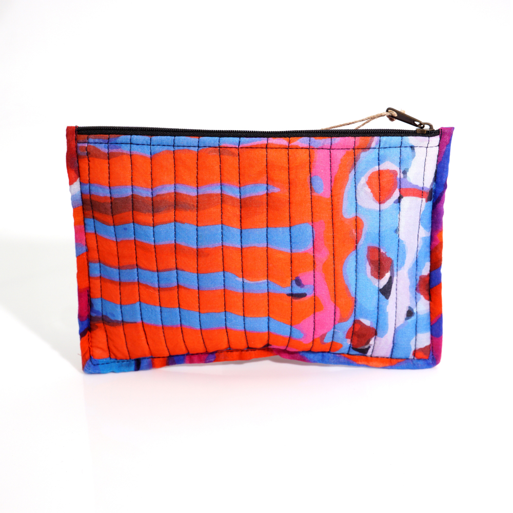 Quilted Zip Pouch 20.5X14CM-MNM600