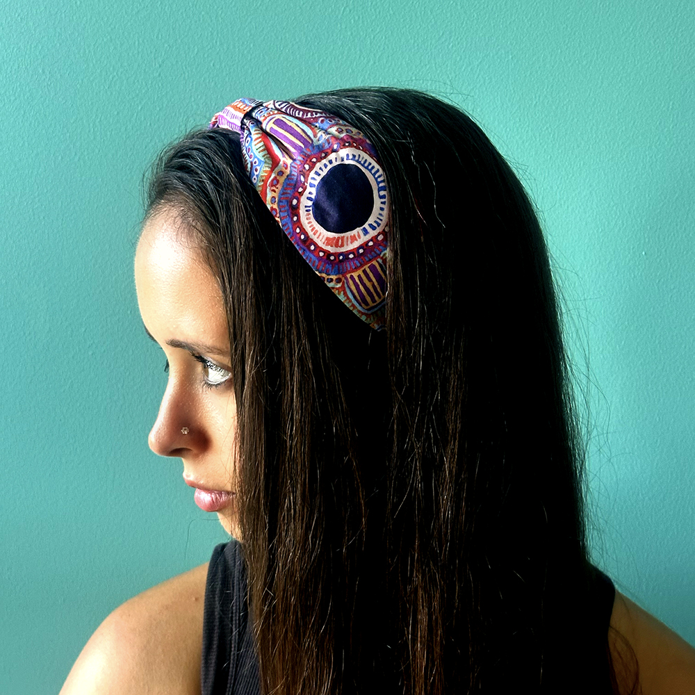 Headband - Organic Cotton Satin-MNM619