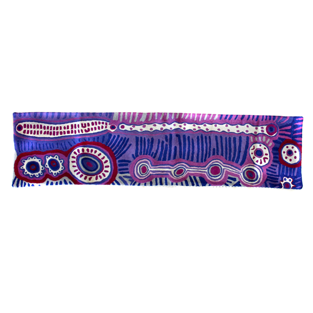 Table Runner - Wool Chainstitch - 1x4ft (30x120cm)-MNM649