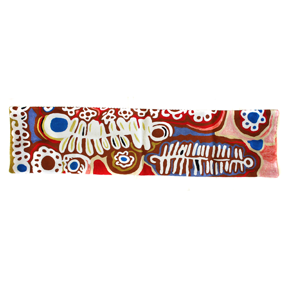 Table Runner - Wool Chainstitch - 1x4ft (30x120cm)-MNM652