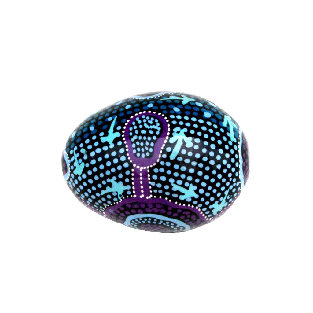 Egg Lacquerware Ornamental - 7x5cm-PNA648
