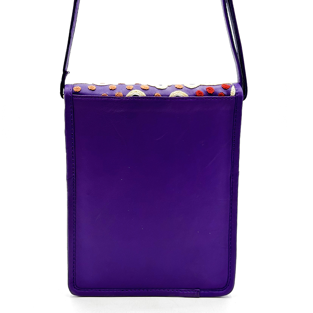 Embroidered Shoulder Bag - 17x21x3cm-PST604