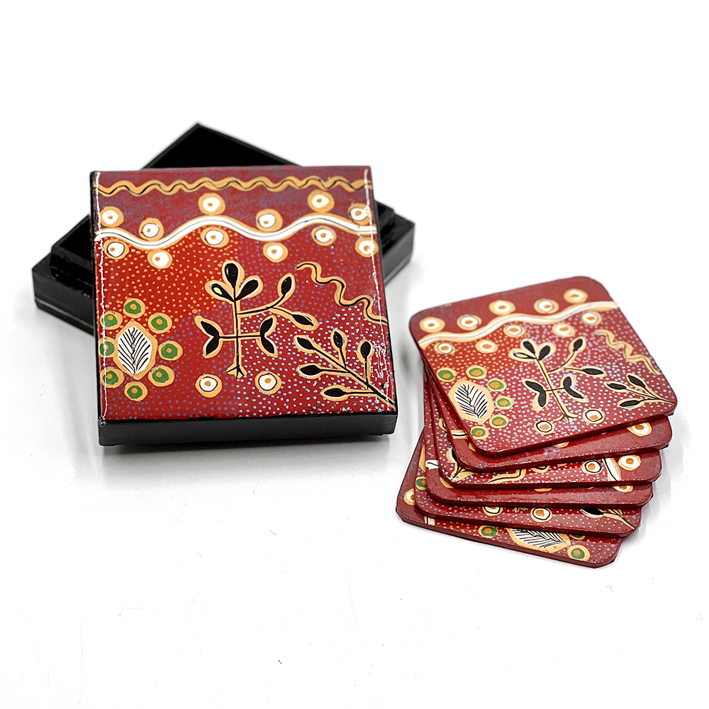 Coaster Set - 3.8x11x11cm-PST604