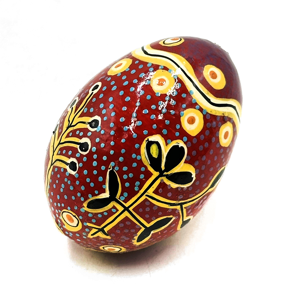 Egg Lacquerware Ornamental - 7x5cm-PST604
